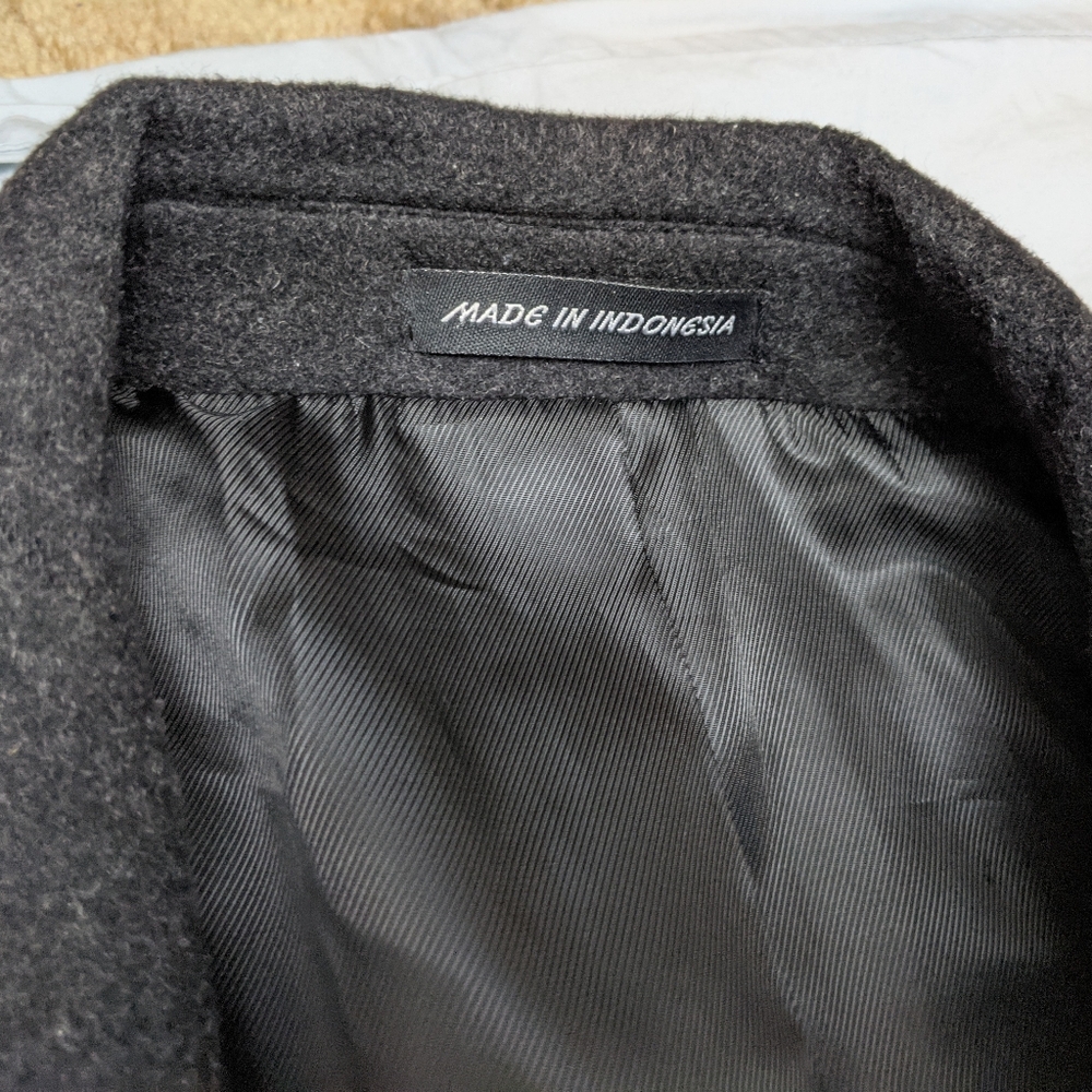 Ralph Lauren Men's Wool Blend Classic Topcoat Size 46 - Picture 9 of 16